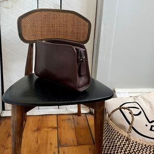 Vintage Coach Leather Sutton Bag in Mahogany #9814